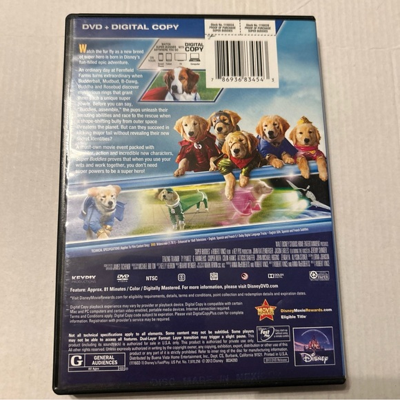 Super Buddies (DVD, 2013, Widescreen) - Picture 4 of 8